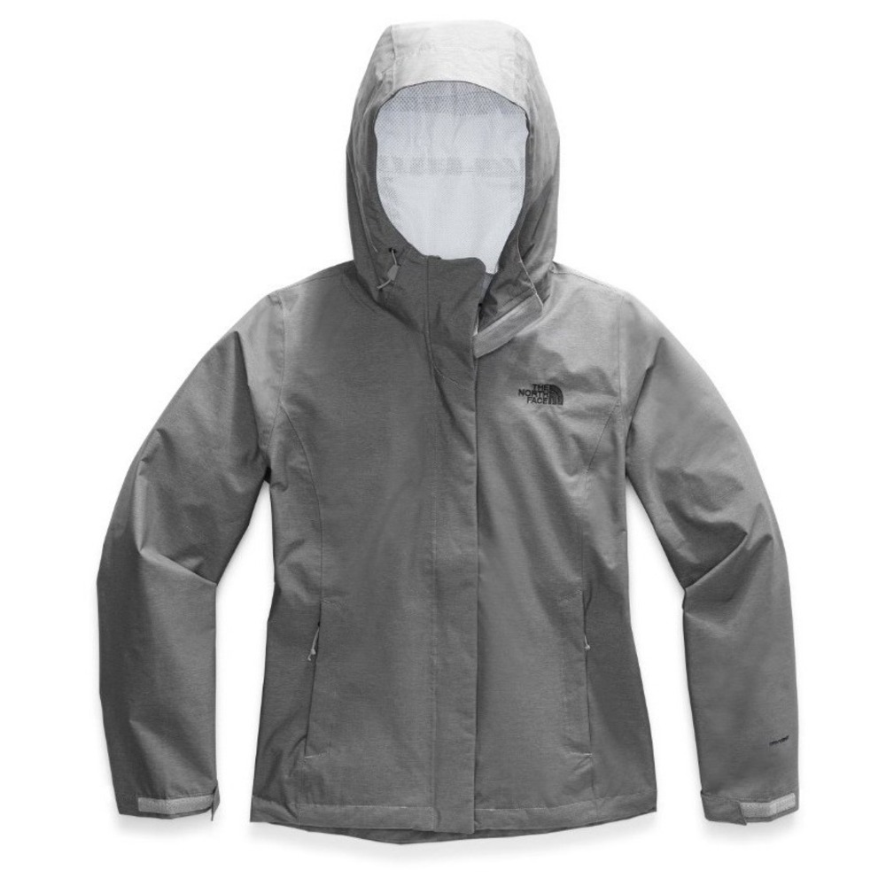The North Face Women Venture 2 Jacket Gray Rain Shell Packable‎ NF0A2VCR Large - Picture 2 of 12